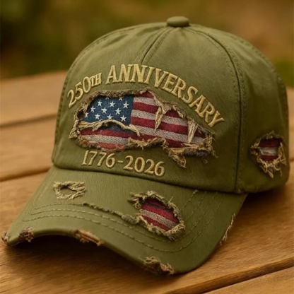 USA 250th Anniversary Casual Print Hat