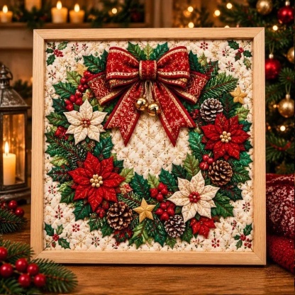 Christmas Fabric Art Painting Kit DIY-Christmas&Animal Series