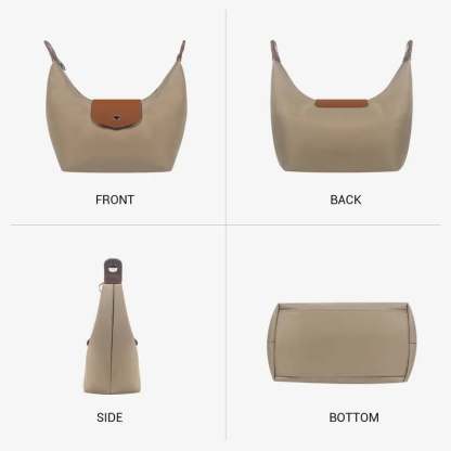 Fashion Crescent Bag Lightweight Durable Nylon Handbag with Adjustable Strap Satchel for Versatile Use in Multiple Colors Stylish Essential Companion