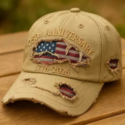 USA 250th Anniversary Casual Print Hat