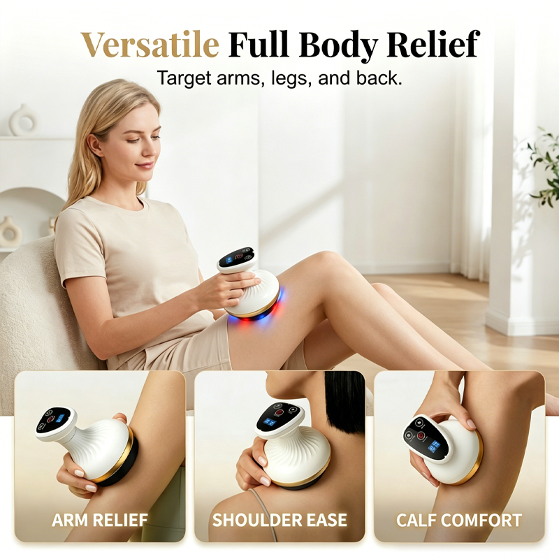 3-in-1 Electric Anticellulite Scraping & Cupping Massager