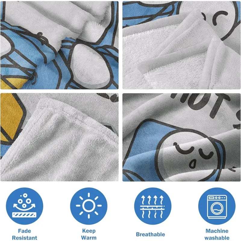 🔥Father’s Day 49% Off🔥Dad Is Not Sleeping Funny Flannel Blanket