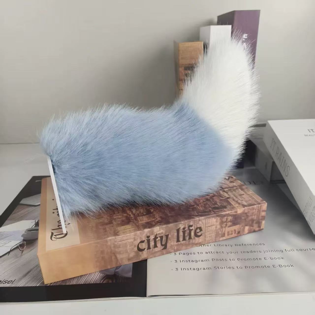 Sound-Activated Moving Tail for Electric Car, Car Ornament, Auto Modification Accessory