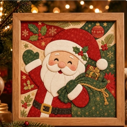 Christmas Fabric Art Painting Kit DIY-Christmas&Animal Series
