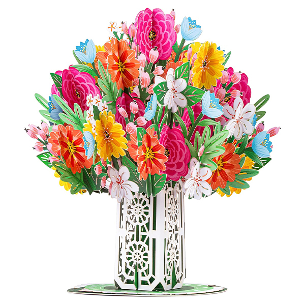 🏆35K+ SOLD! 🌼💌 Forever-Blooming 3D Flower Pop-Up Card– Personalized Love Message & Everlasting Bloom 🎁