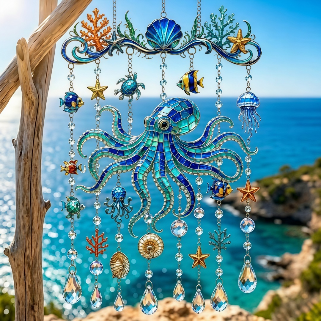 Themed Crystal Wind Chime