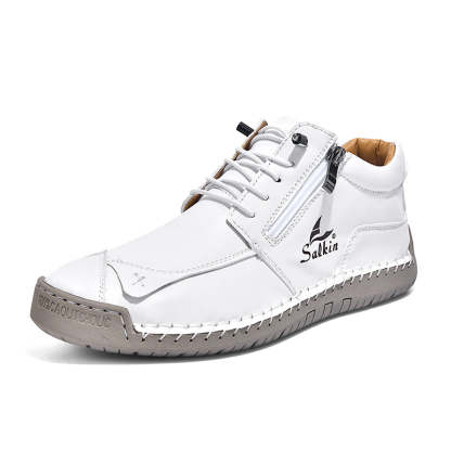 [Copy]Women's Orthopedic Casual Leather Boots - Wide Toe, Arch Support, Waterproof, Pressure Relief for Everyday & Travel