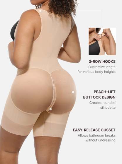 🔥Top 1🔥U-Shaped Faja Tummy Control Butt Lift Bodysuit