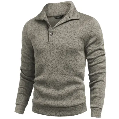 🎁🔥COOFANDY Men's Gray Slim Fit Long Sleeve Turtleneck Sweater