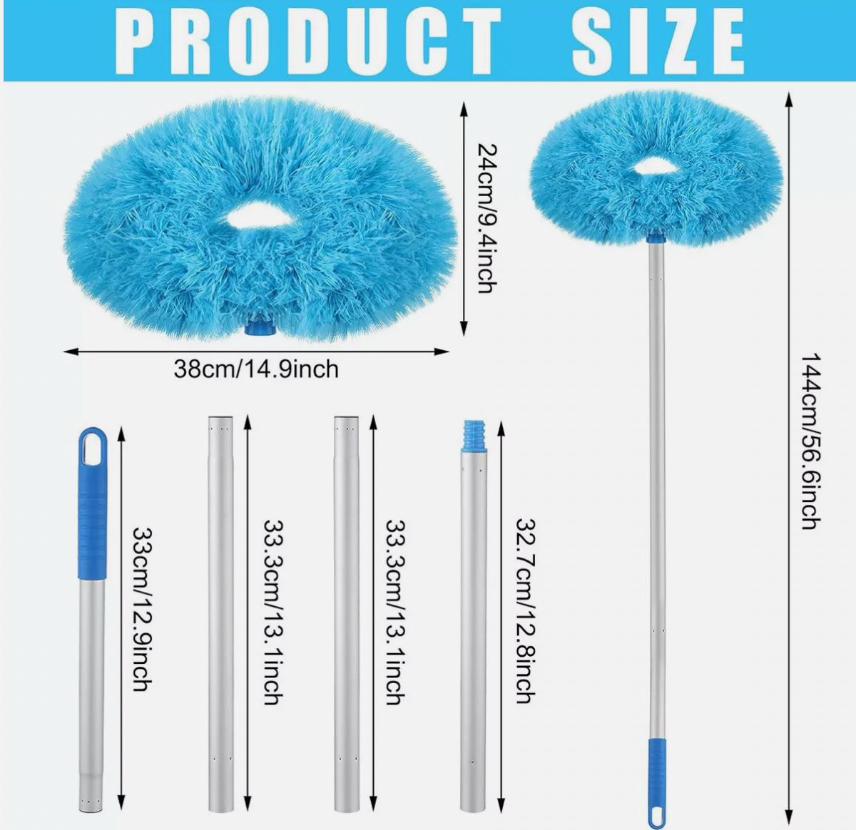 🏆Bestselling🏆Microfiber Ceiling Fan Duster