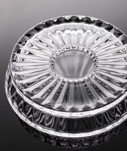 Rotating Crystal Whiskey Tumbler Glass