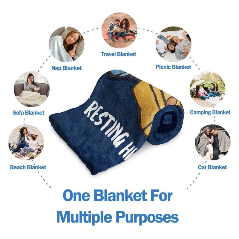 🔥Father’s Day 49% Off🔥Dad Is Not Sleeping Funny Flannel Blanket