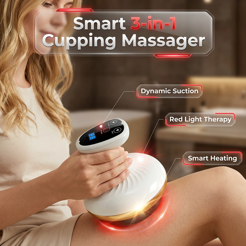 3-in-1 Electric Anticellulite Scraping & Cupping Massager