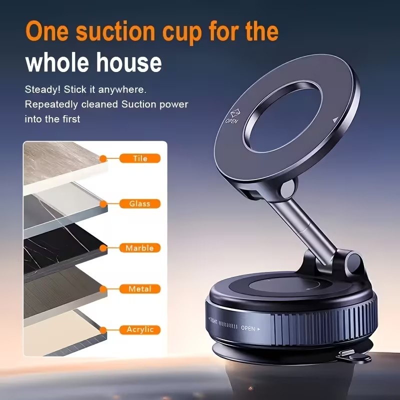 🏆Bestselling🏆360° rotating magnetic foldable and retractable phone holder