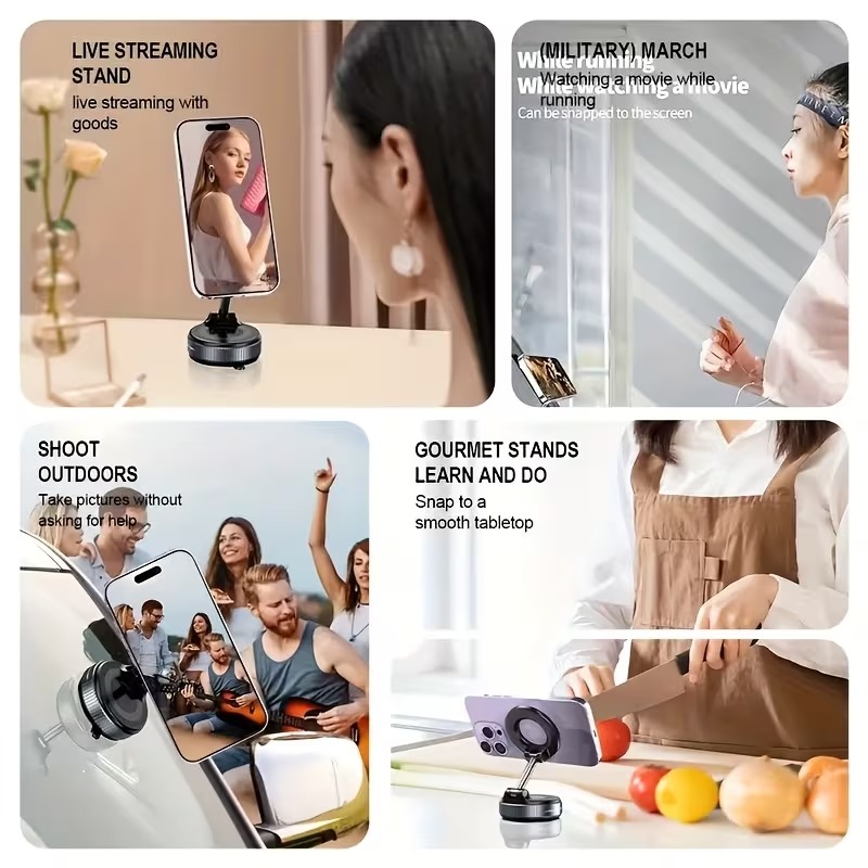 🏆Bestselling🏆360° rotating magnetic foldable and retractable phone holder