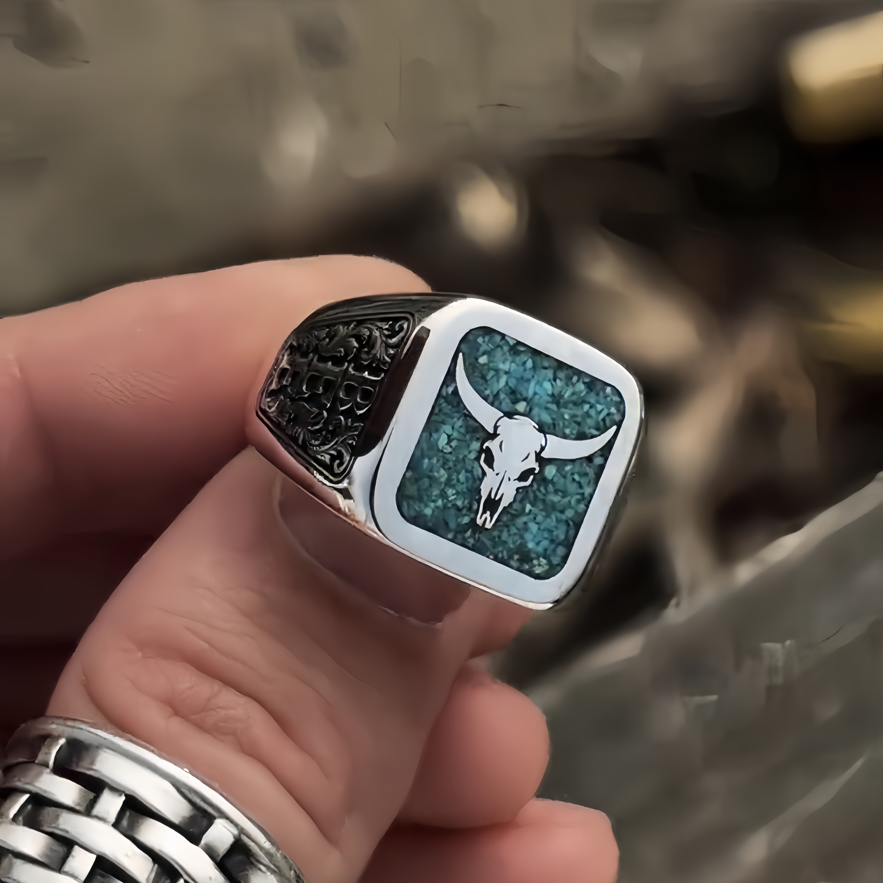 Symbol of Strength - Turquoise Ring