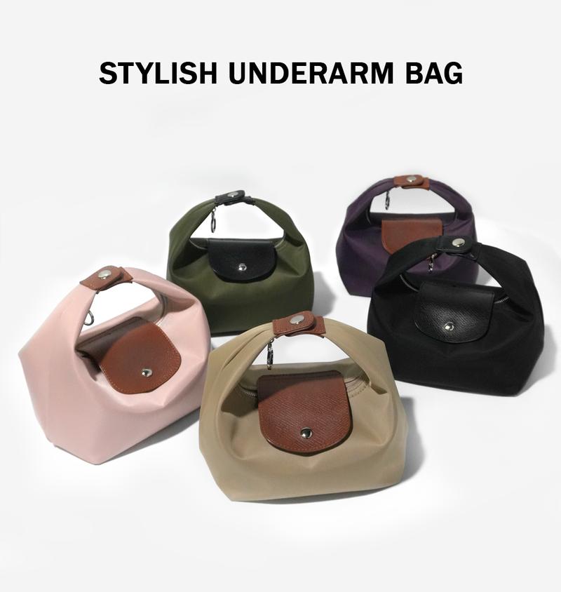 Fashion Crescent Bag Lightweight Durable Nylon Handbag with Adjustable Strap Satchel for Versatile Use in Multiple Colors Stylish Essential Companion