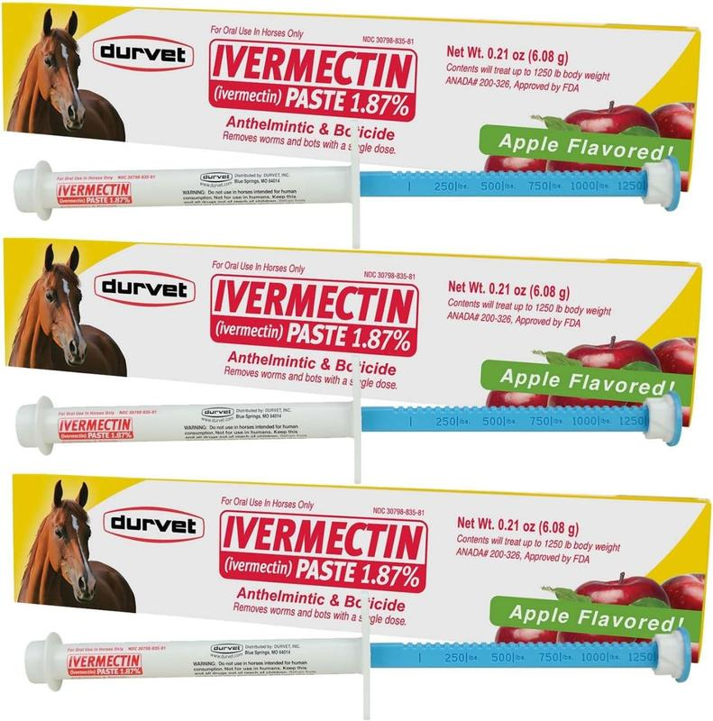 ivermectin Horse Paste 1.87% 6.08g Tubes