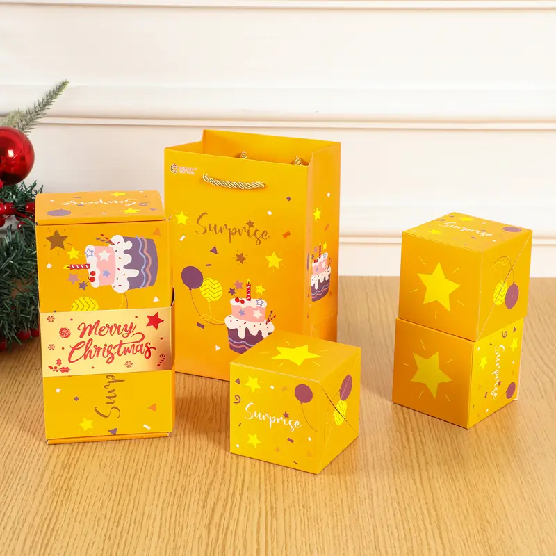 💕🎁20 Bounces Surprise Gift Box with Flying Butterfly Toys Explosion