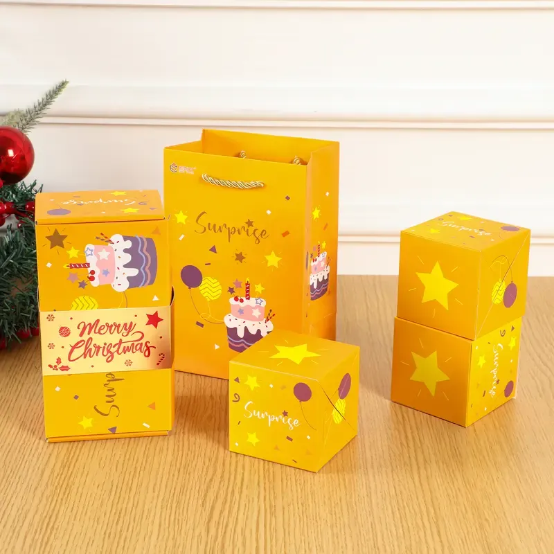 💕🎁20 Bounces Surprise Gift Box with Flying Butterfly Toys Explosion 