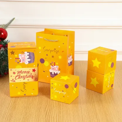 💕🎁20 Bounces Surprise Gift Box with Flying Butterfly Toys Explosion 