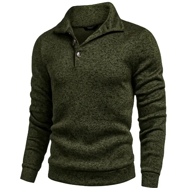 🎁🔥COOFANDY Men's Gray Slim Fit Long Sleeve Turtleneck Sweater