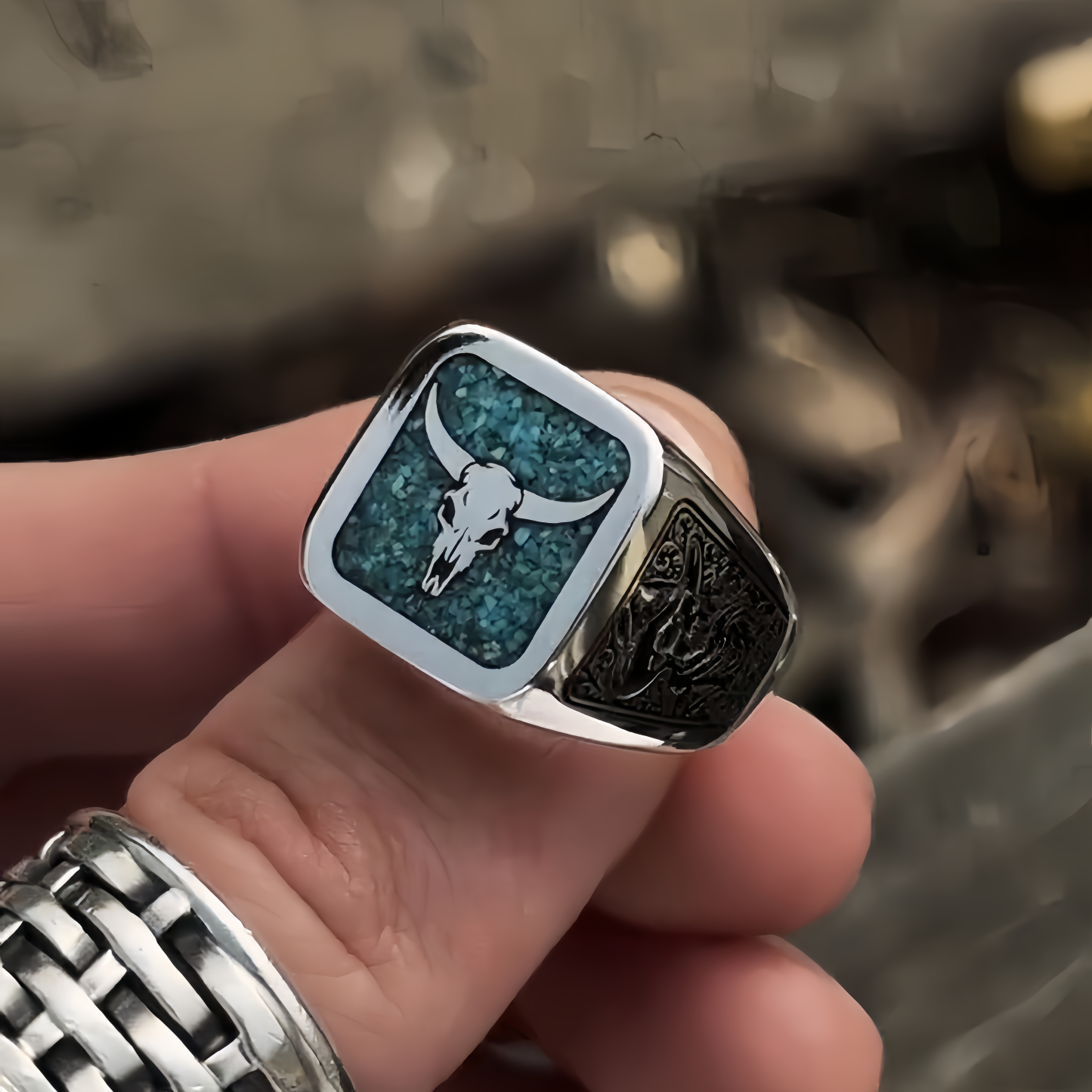 Symbol of Strength - Turquoise Ring