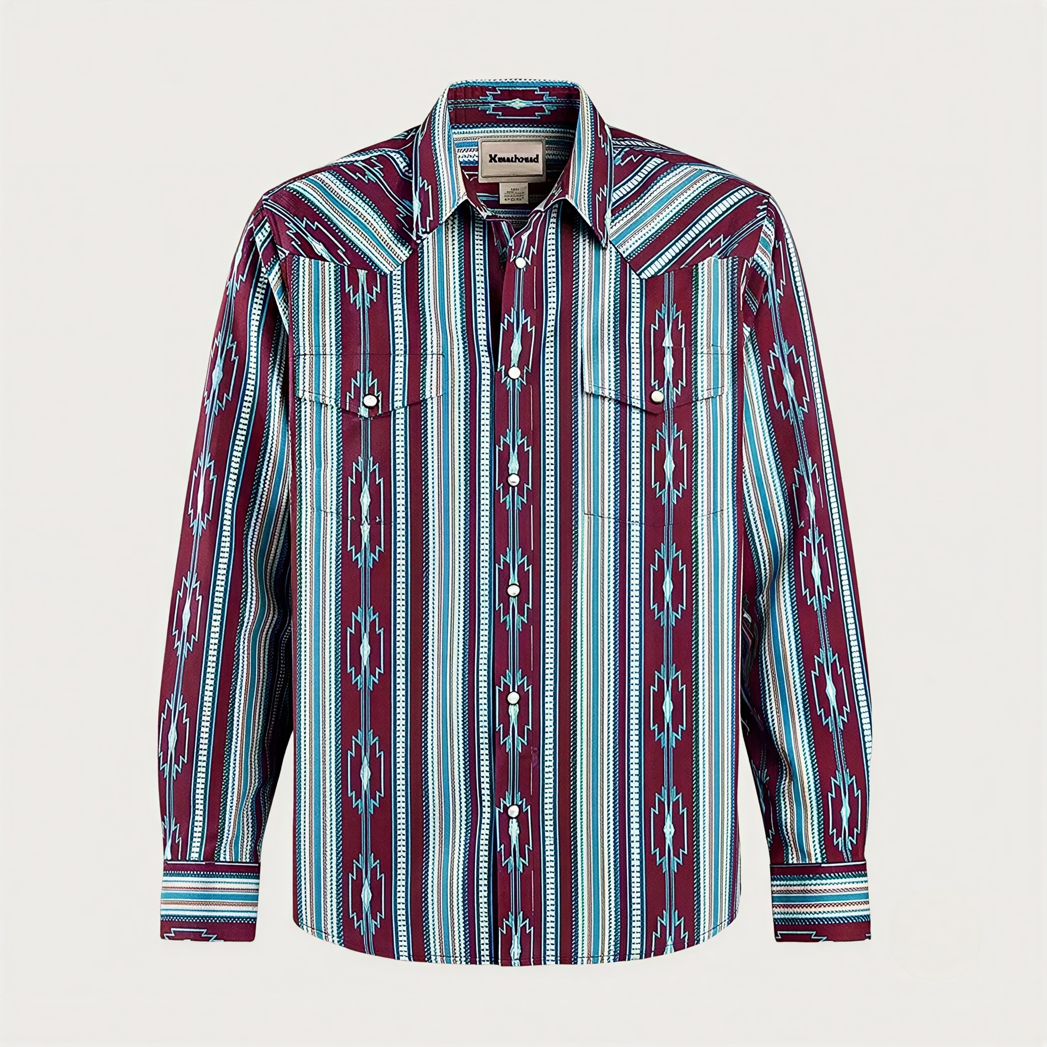 The Wyatt Pearl Snap | Heritage Serape Stripe Western Shirt - 1