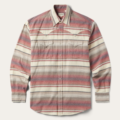 Brushed Twill Striped Shirt-MesaThread