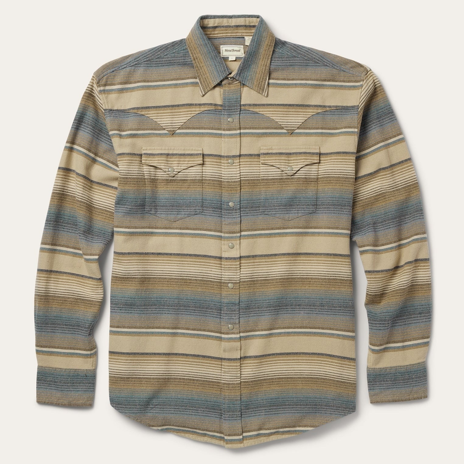 Blue Stripe Western Shirt