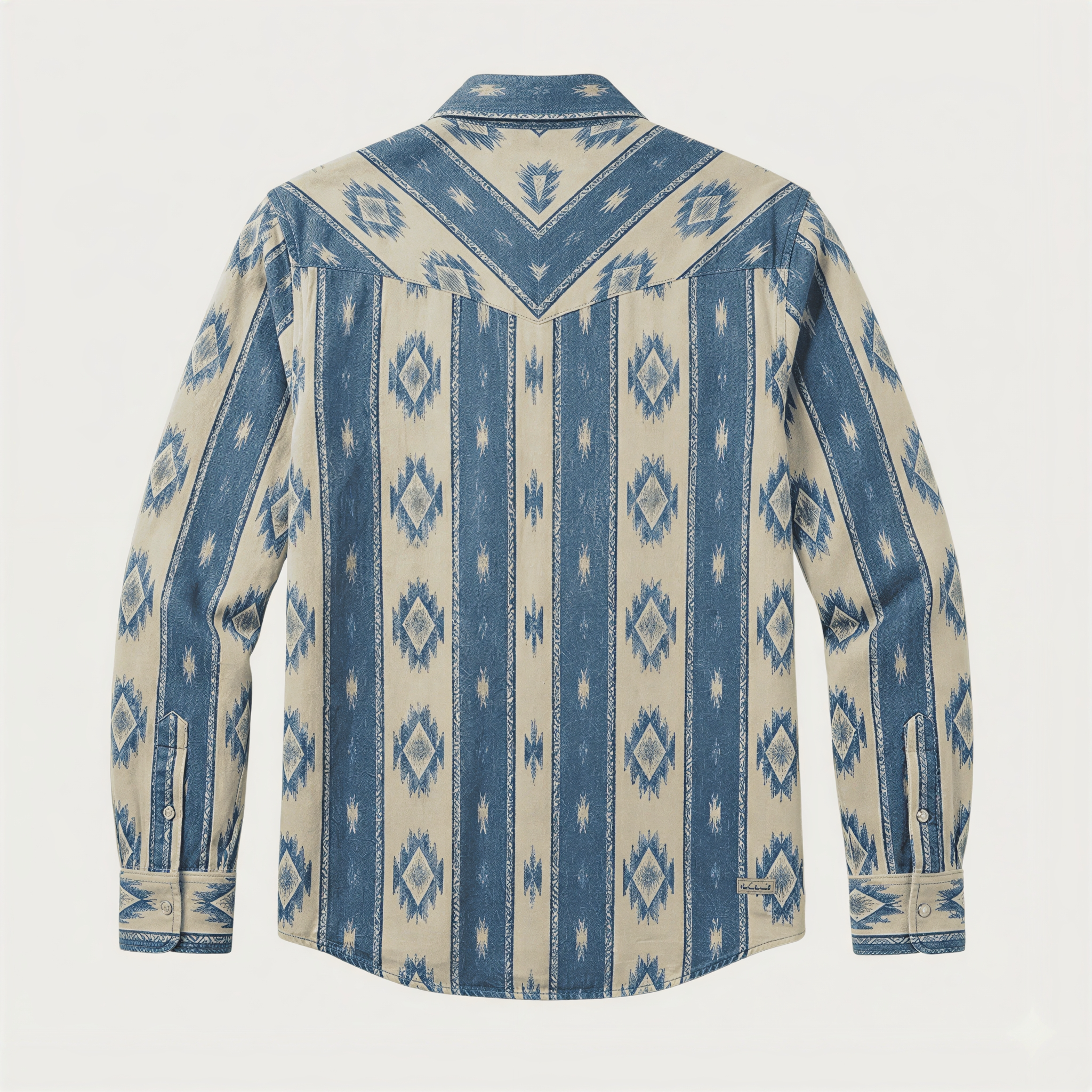 The Skybound Nomad — Bleached Indigo & Sandstone
