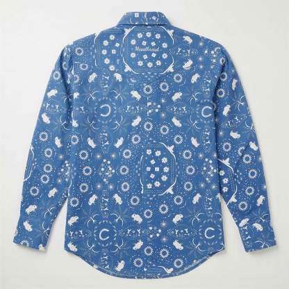 The Buffalo Blue Print | Heritage Totem Western Shirt