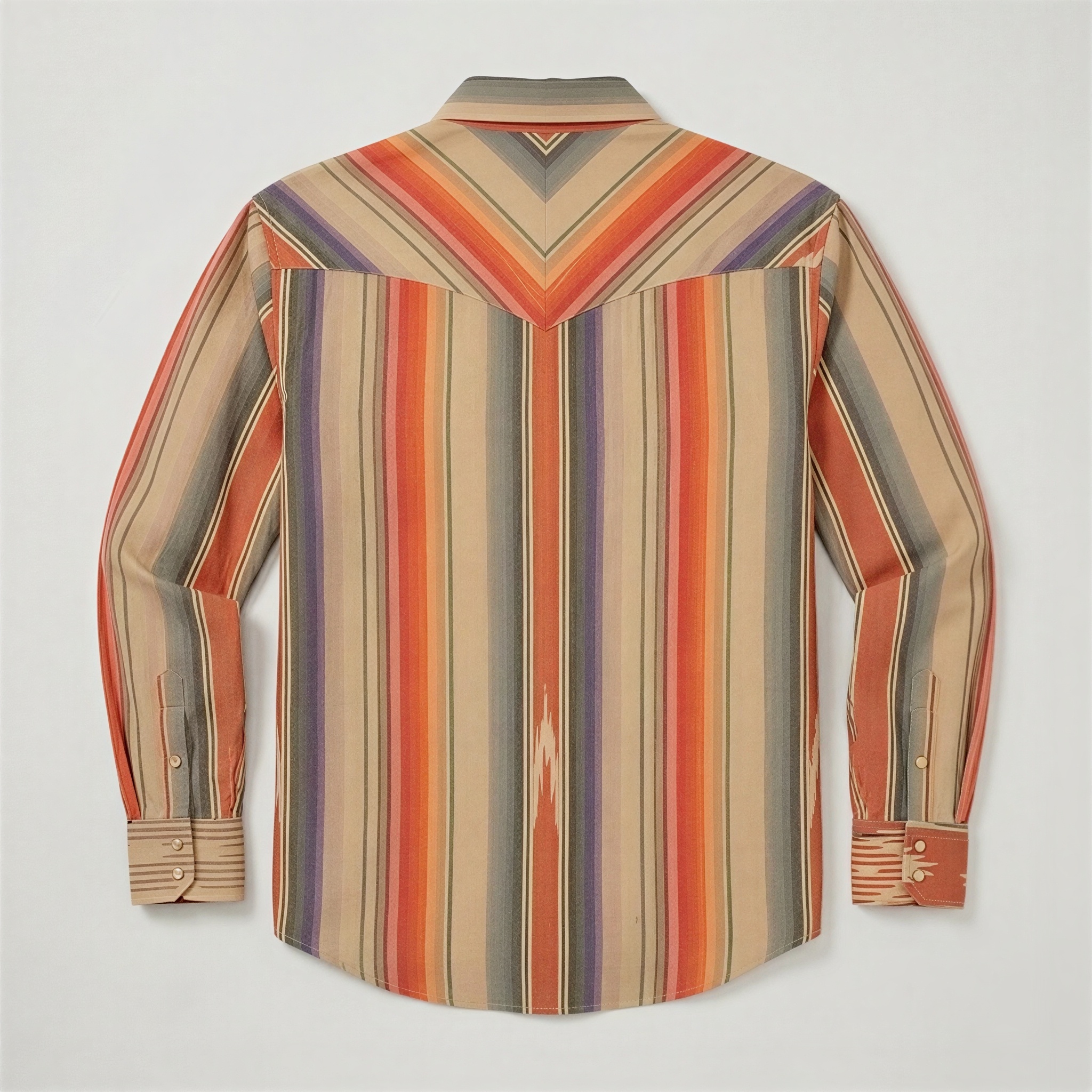 The Wyatt Pearl Snap | Heritage Serape & Chevron Western Shirt - 1