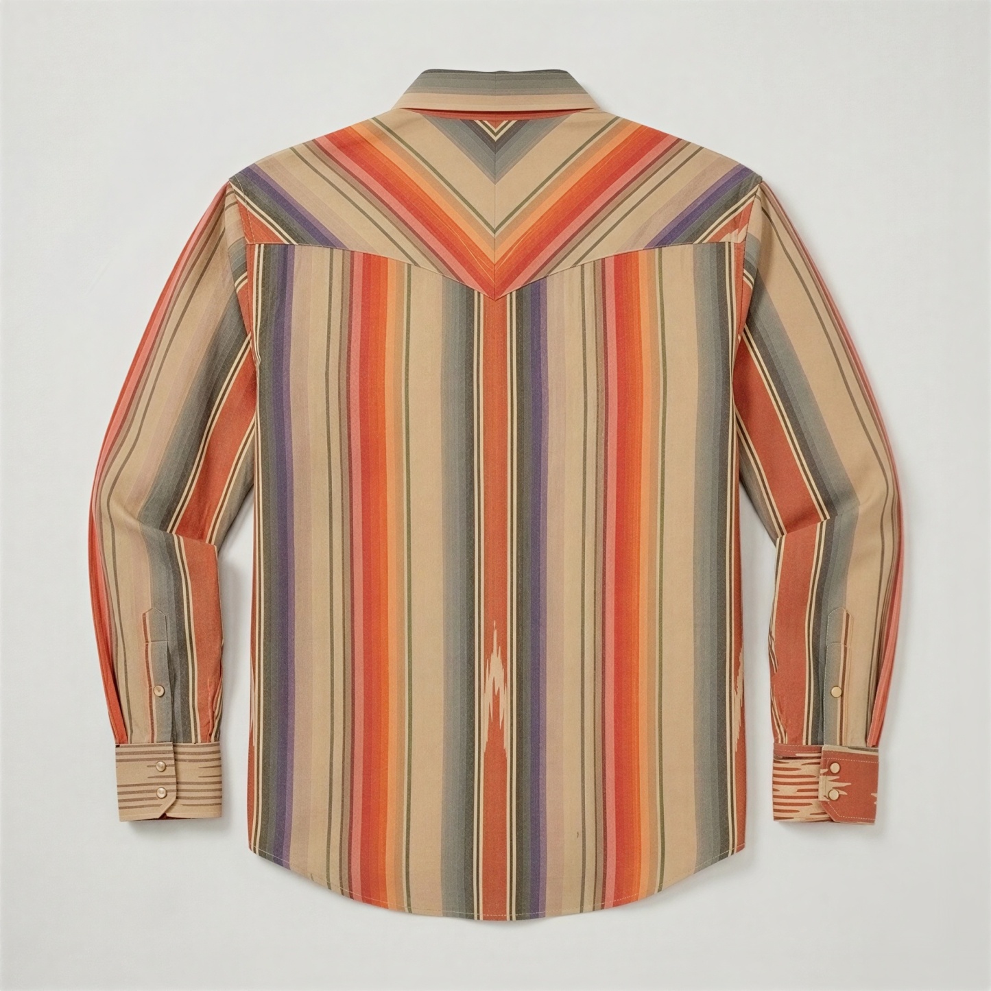 The Wyatt Pearl Snap | Heritage Serape & Chevron Western Shirt - 1
