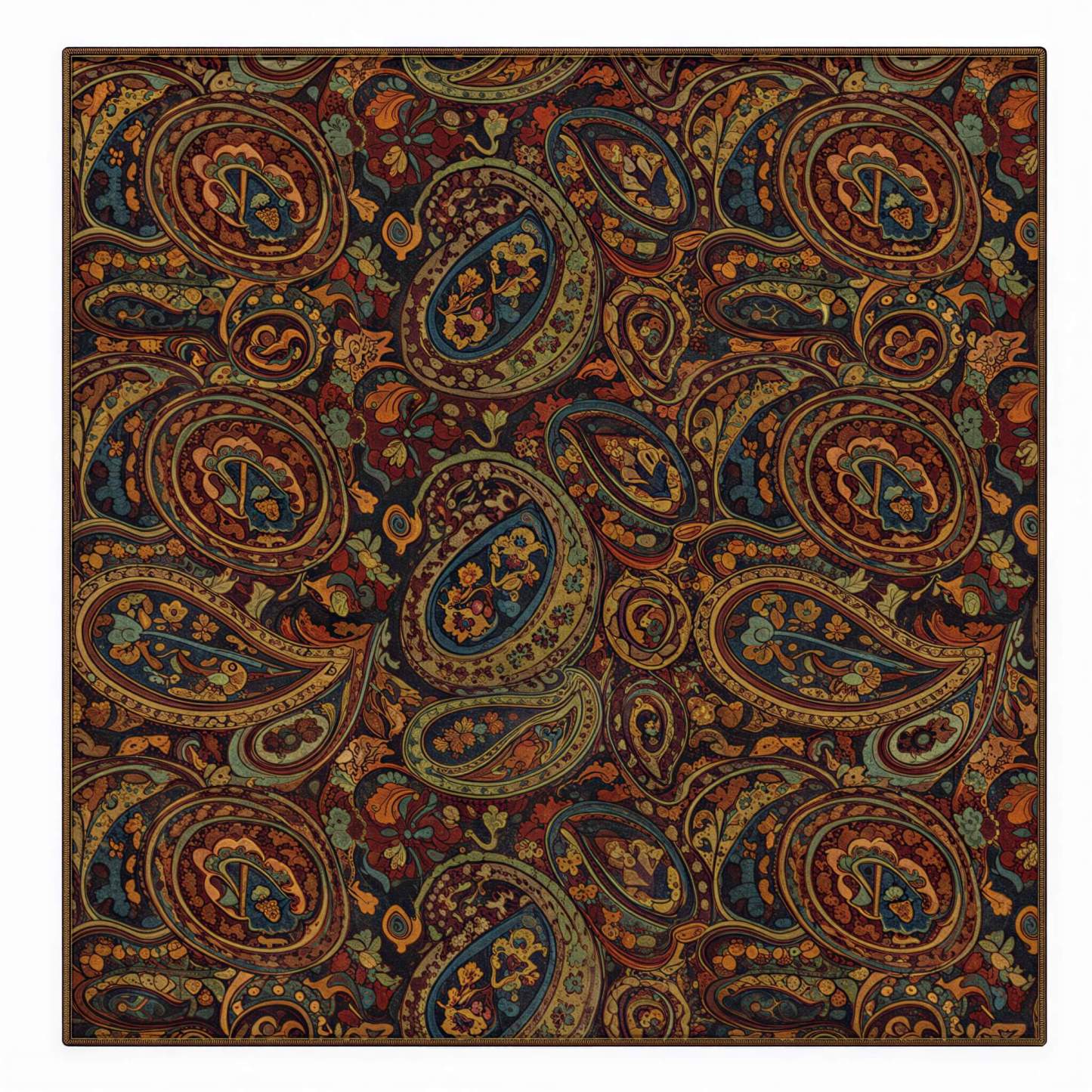 the-earthweave-tribe-mesathread-vintage-heritage-paisley-silk-square-bandana-scarf-swirl-amber