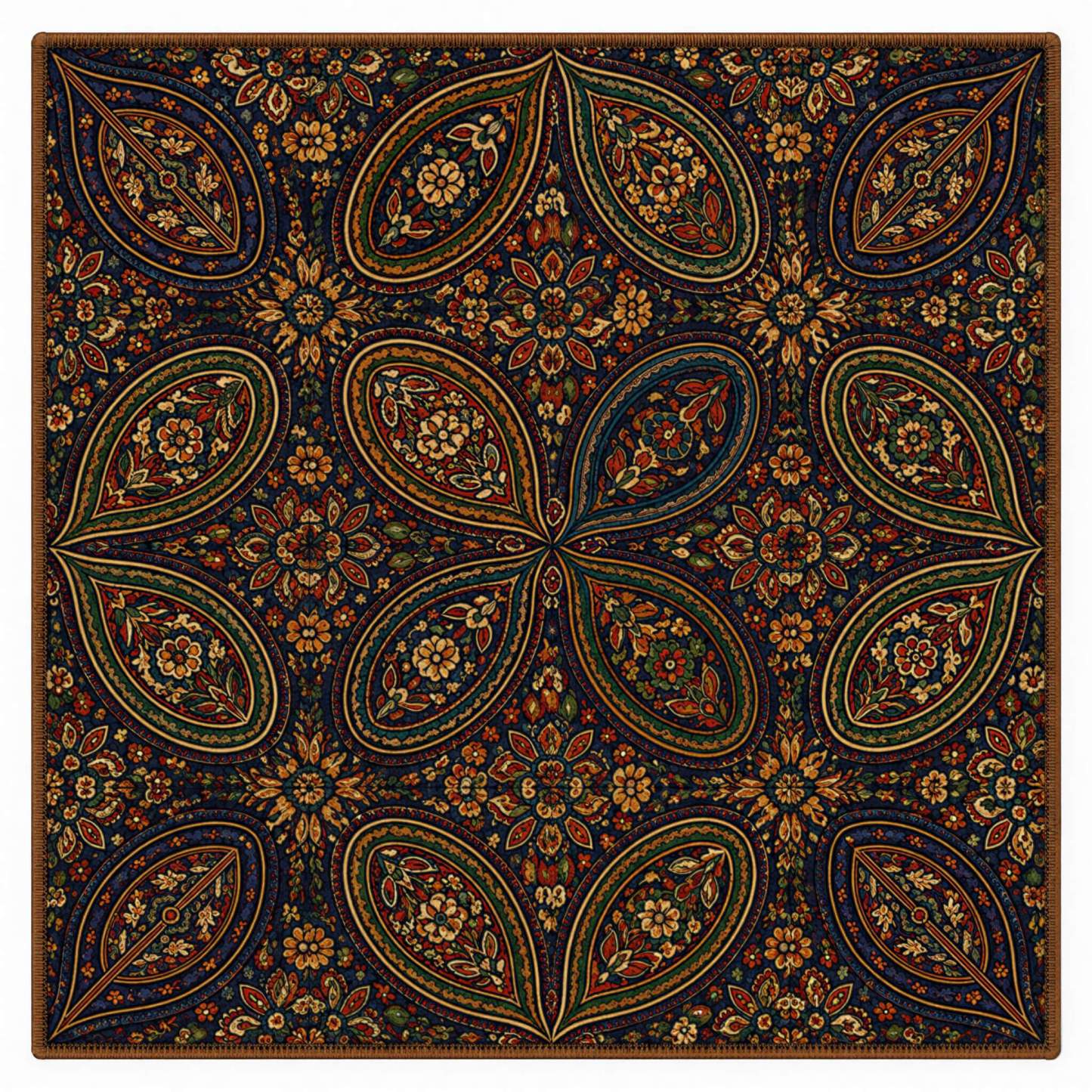 the-earthweave-tribe-mesathread-vintage-heritage-paisley-silk-square-bandana-scarf-teal-olive