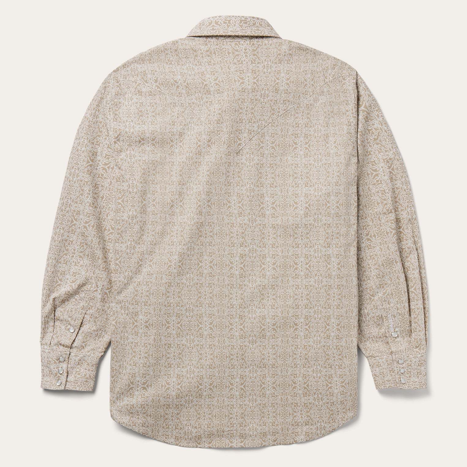 Medallion Print Western Shirt-MesaThread