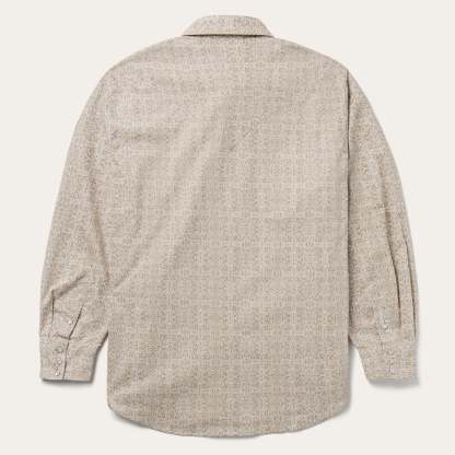 Medallion Print Western Shirt-MesaThread