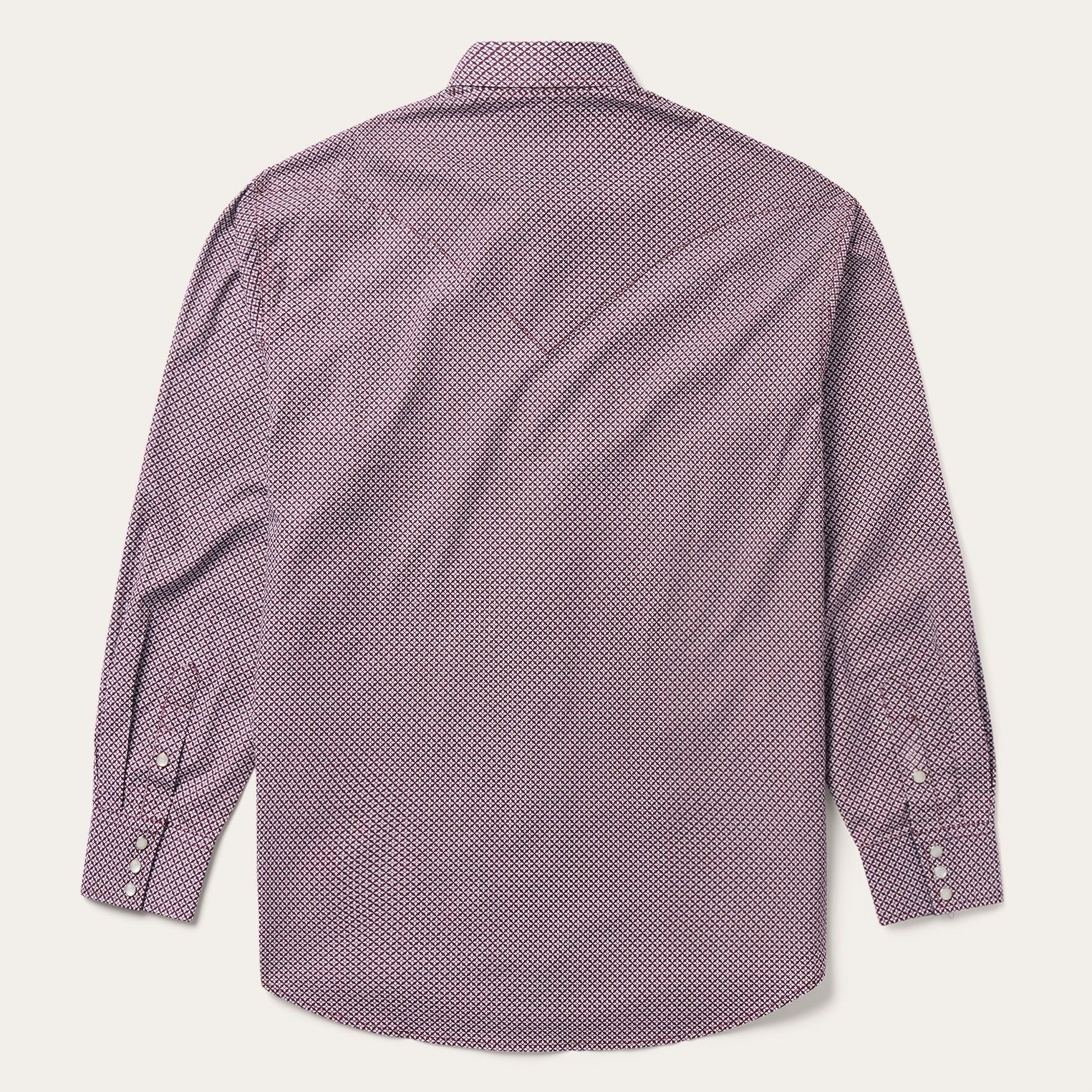 Four Point Geo Print Western Shirt