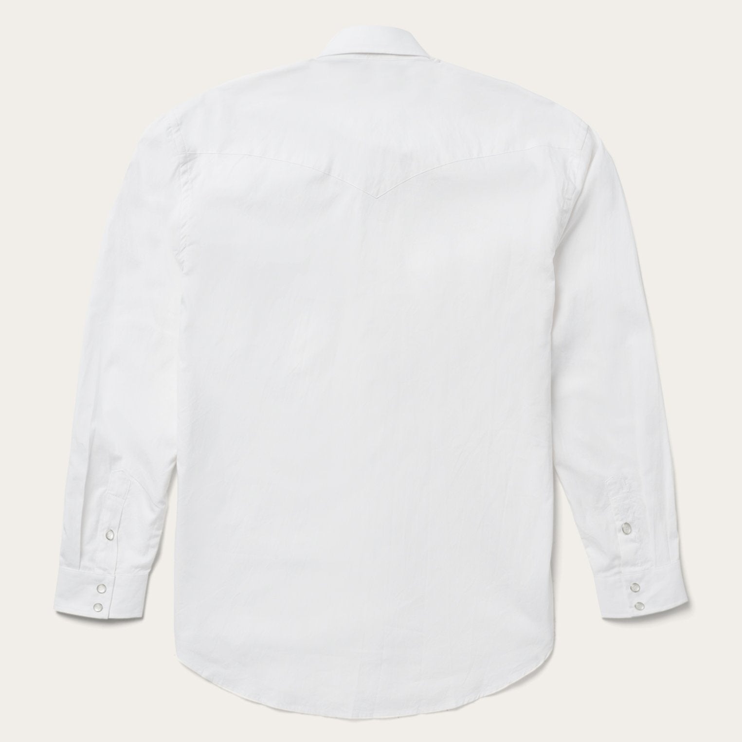The Alabaster Ghost | Essential Long-Sleeve White Western