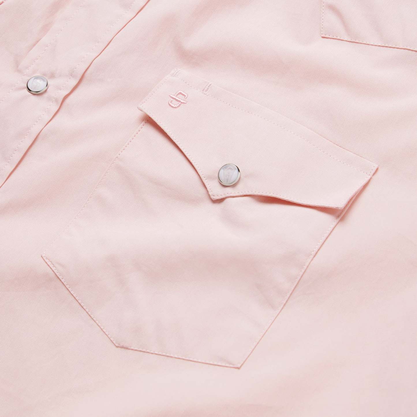 Pink End-On-End Western Shirt-MesaThread