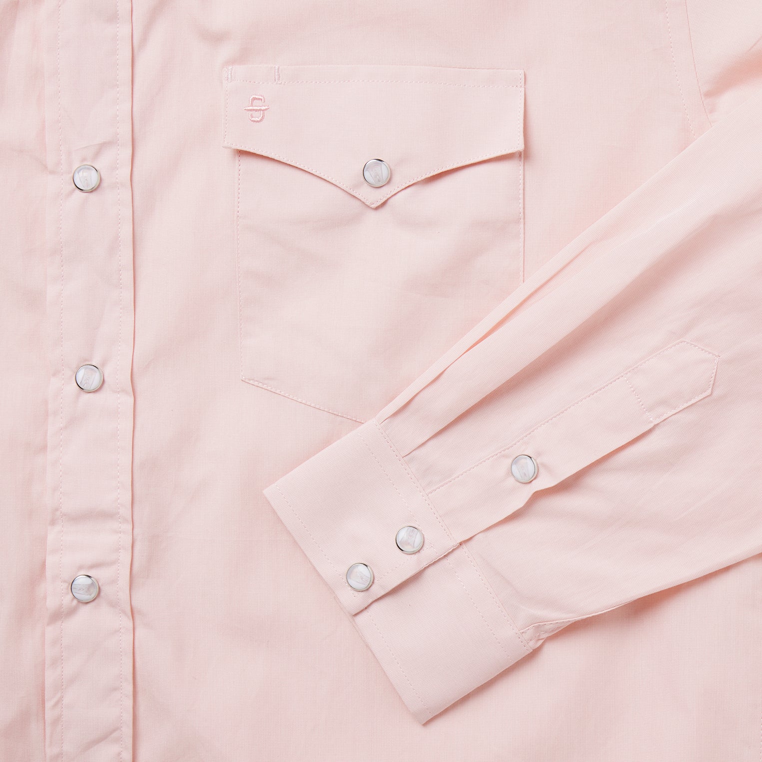 Pink End-On-End Western Shirt-MesaThread