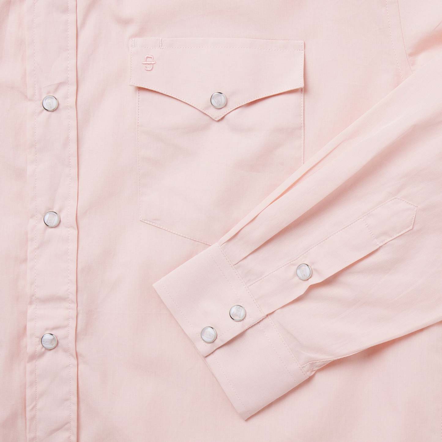 Pink End-On-End Western Shirt-MesaThread