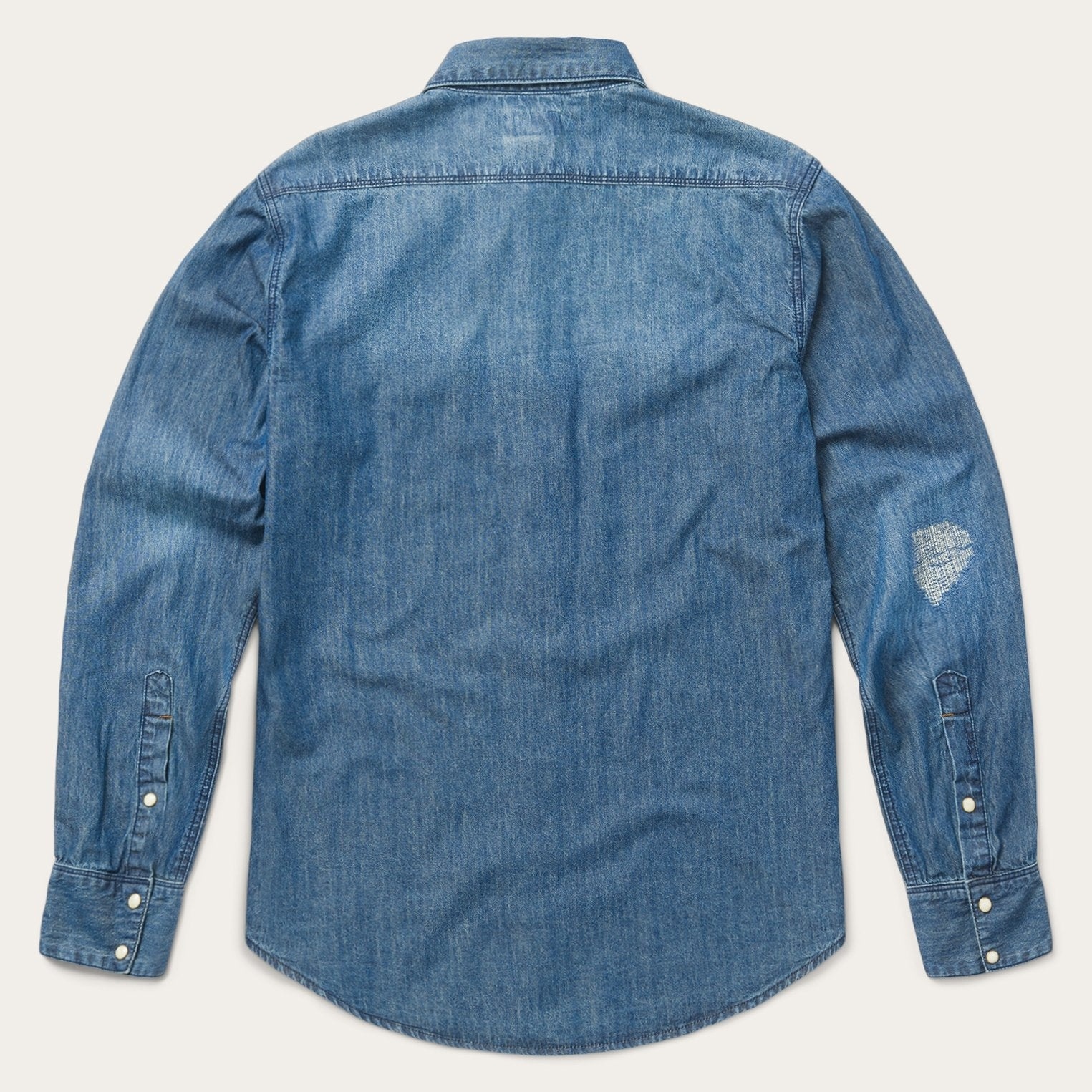 The Indigo Legacy | Original Mid-Wash Denim Western Shirt