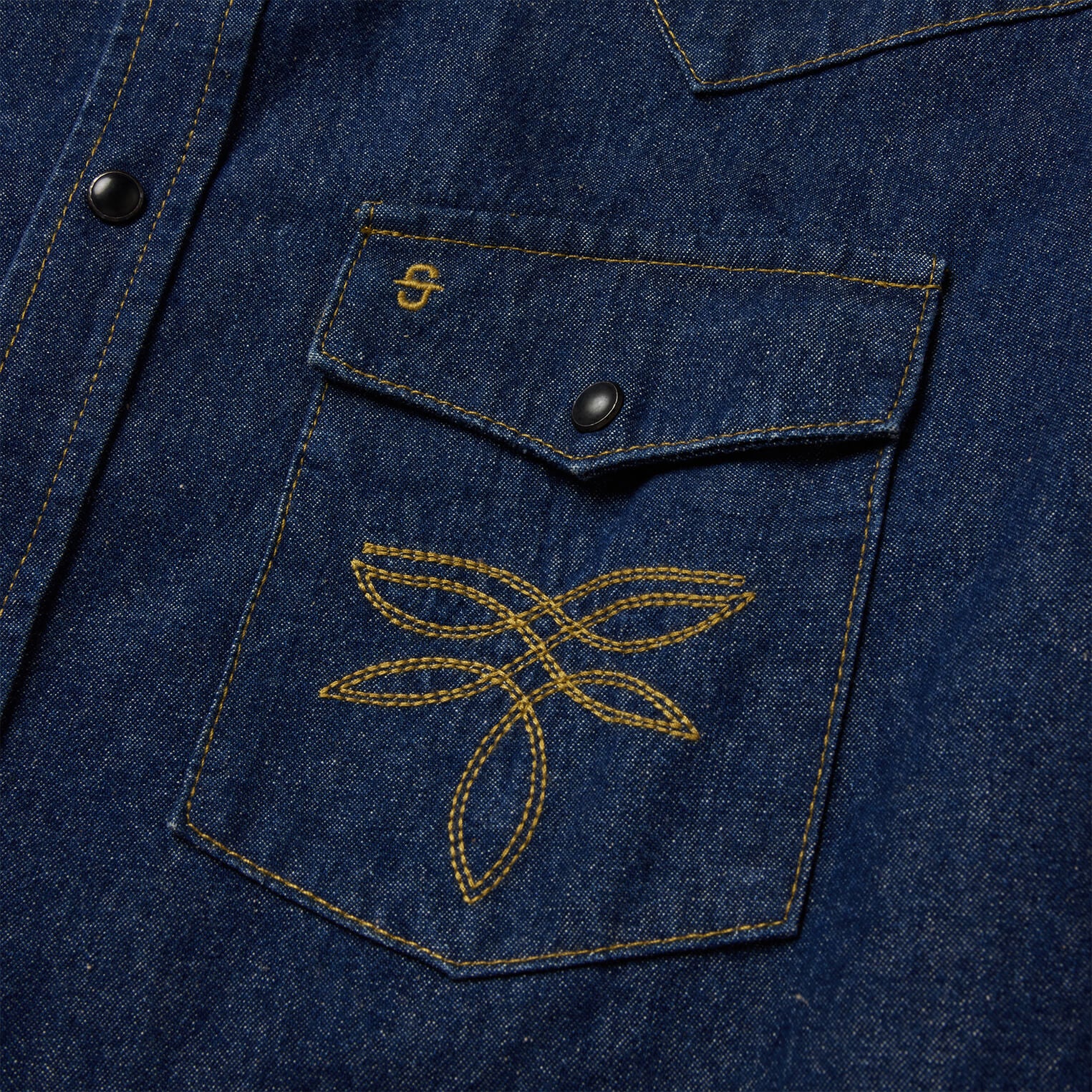 Boot Stitch Raw Denim Shirt-MesaThread