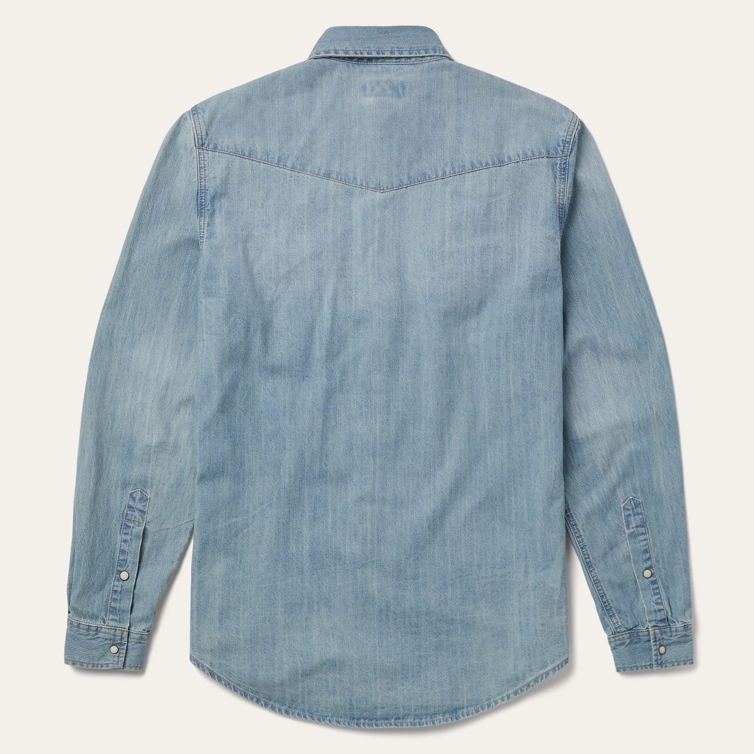 The Nevada Bleach | Distressed Heritage Long-Sleeve Denim