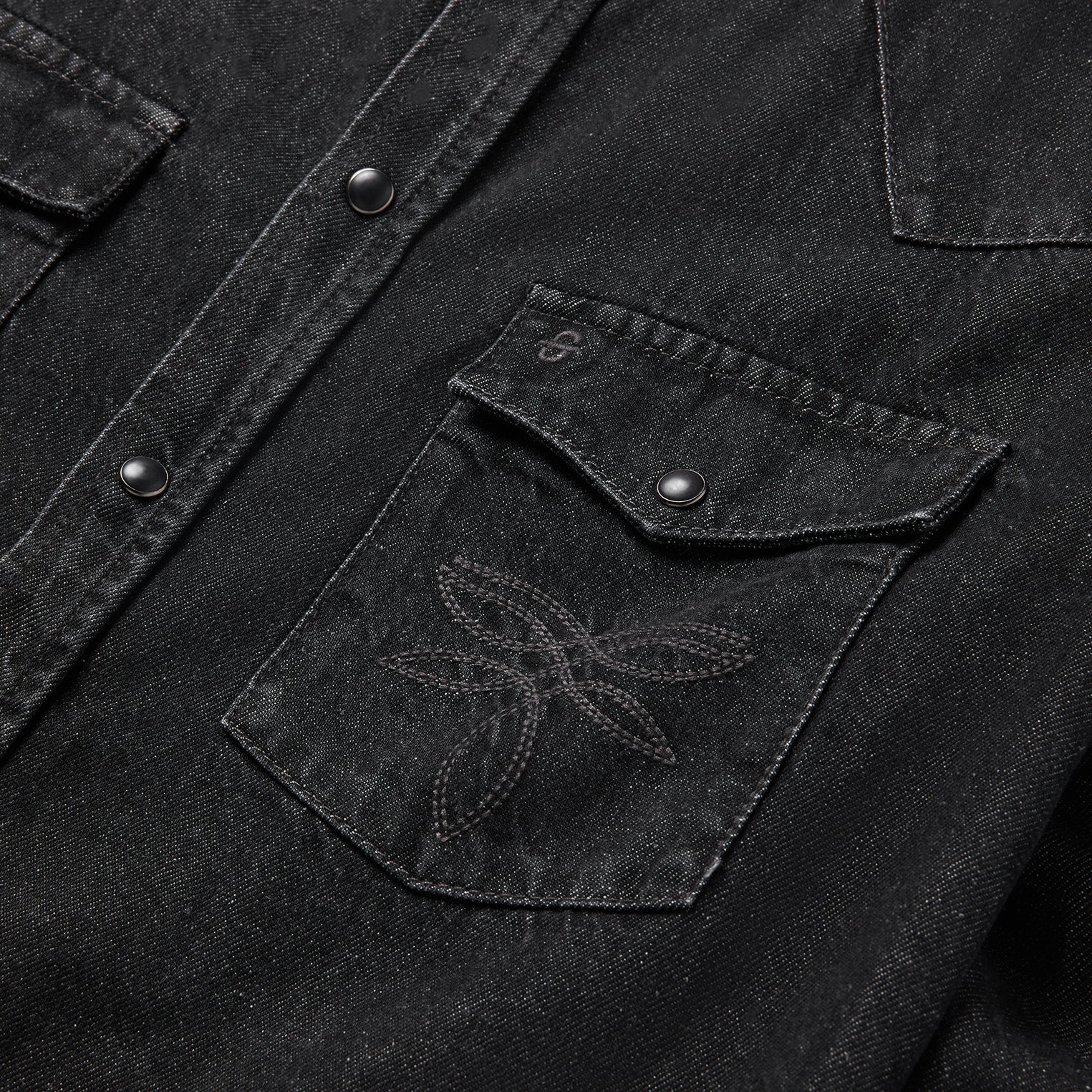 Boot Stitch Denim Shirt-MesaThread