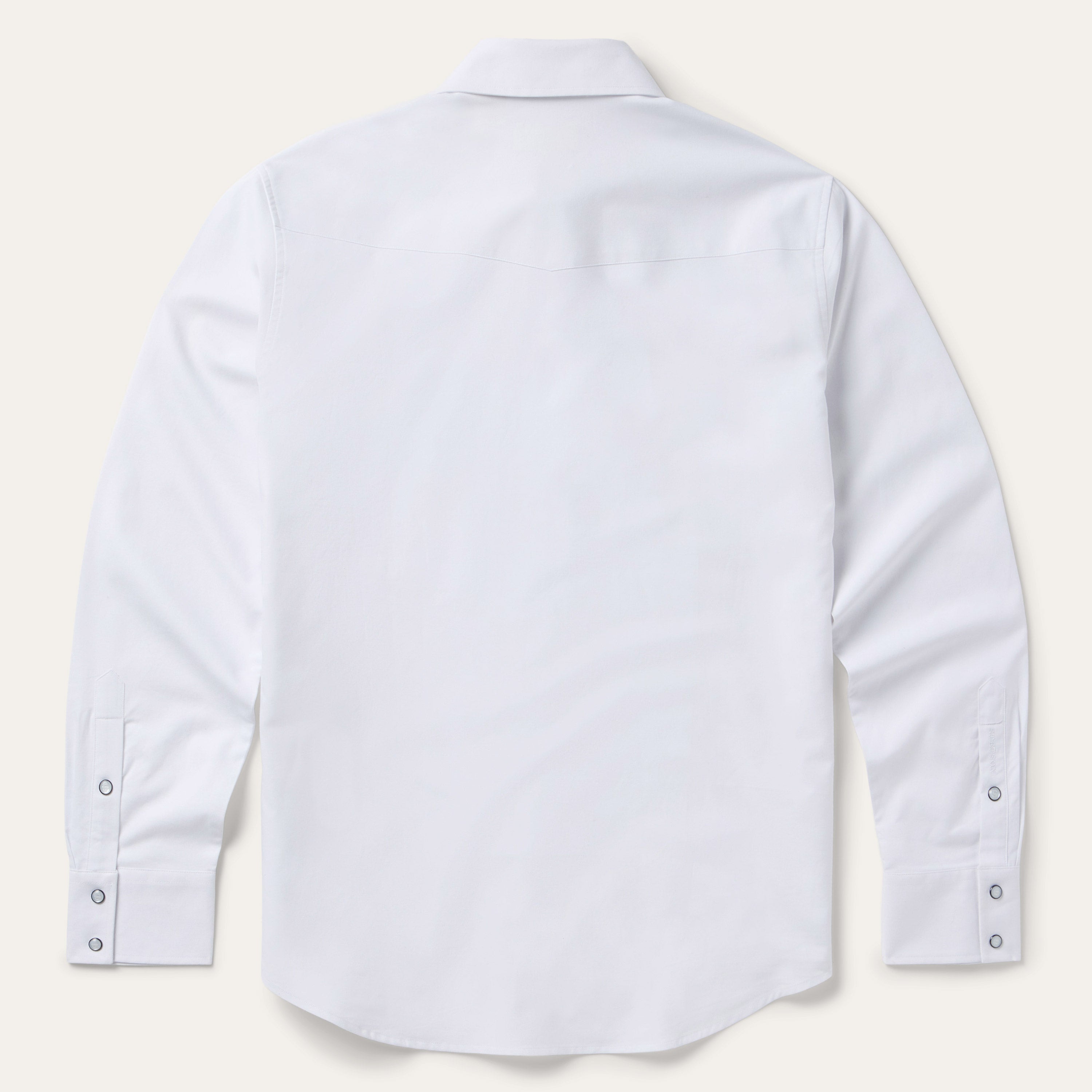 White Oxford Western Shirt-MesaThread