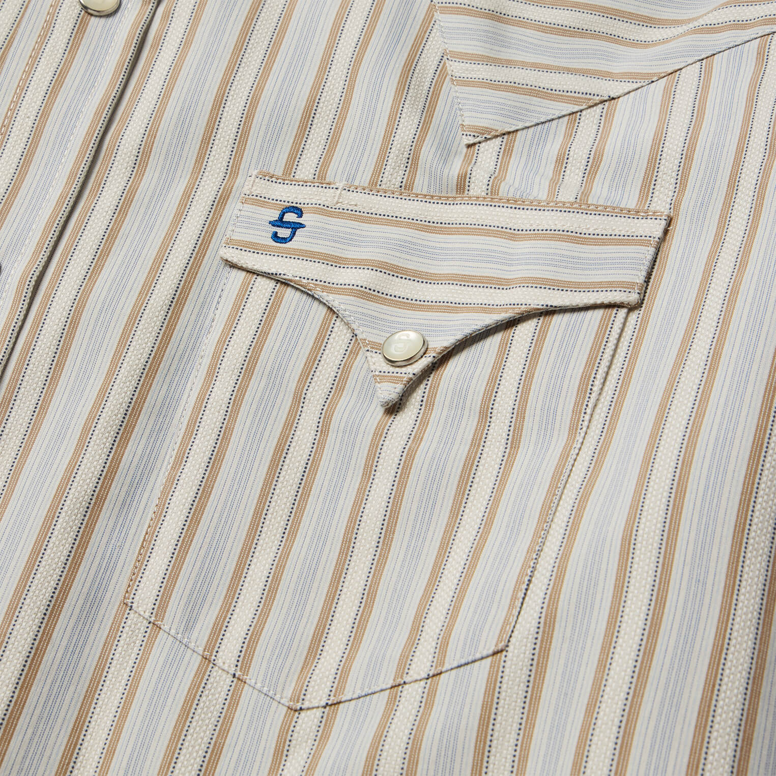 Ticking Stripe Western Shirt-MesaThread