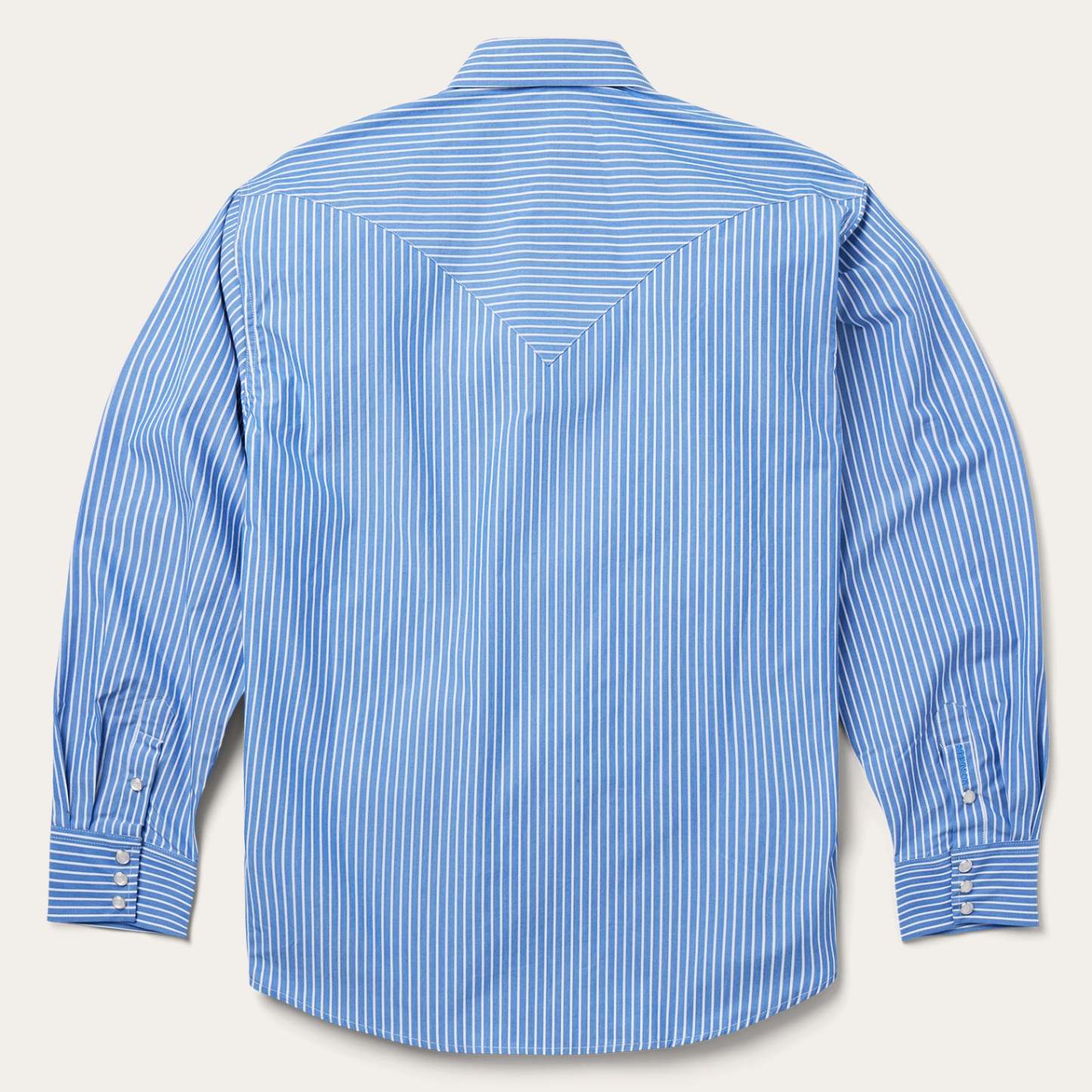 Blue Western Stripe Shirt-MesaThread